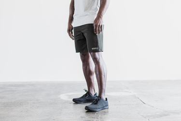 Nobull Knit 8.5" Men's Shorts Black | Australia (NZ2078)